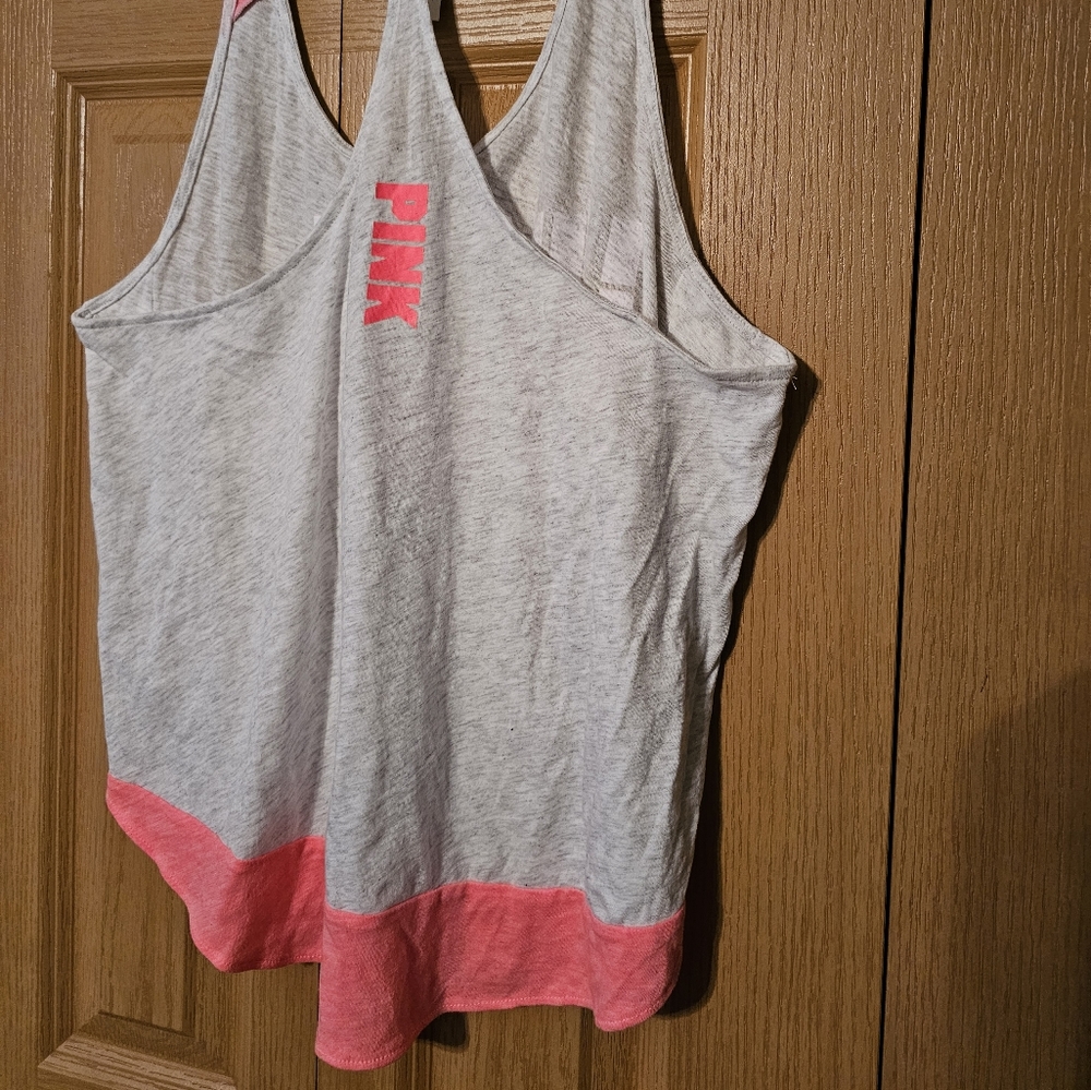 PINK RACERBACK TANK - Picture 3 of 4